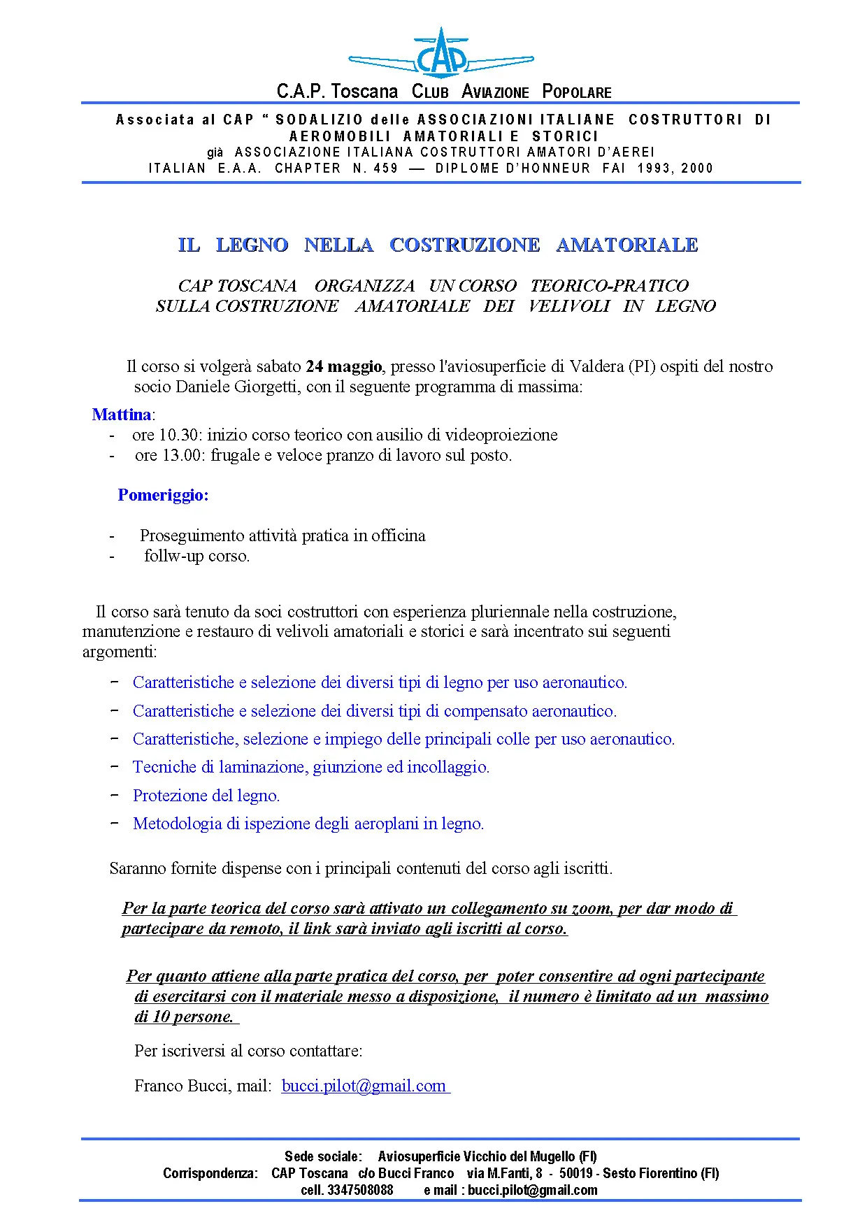 Corso sulla costruzione in legno