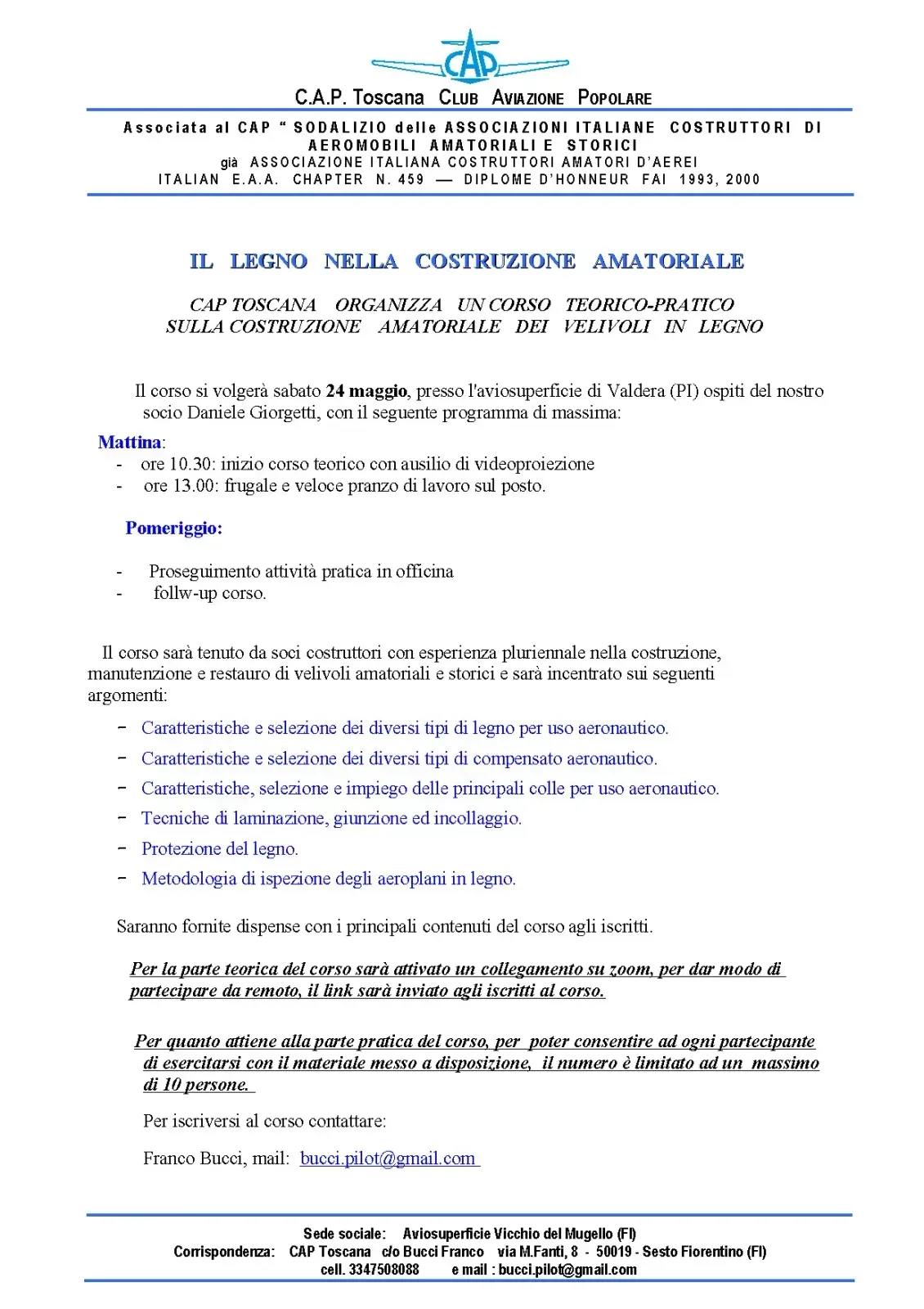 Corso sulla costruzione in legno